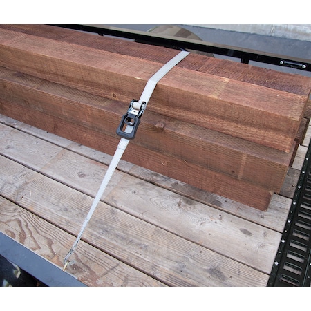 Keeper Tie-Down, 14'X1-1/4" Ratchet, 800lbs WLL, 2,400 BS, PK4 5503